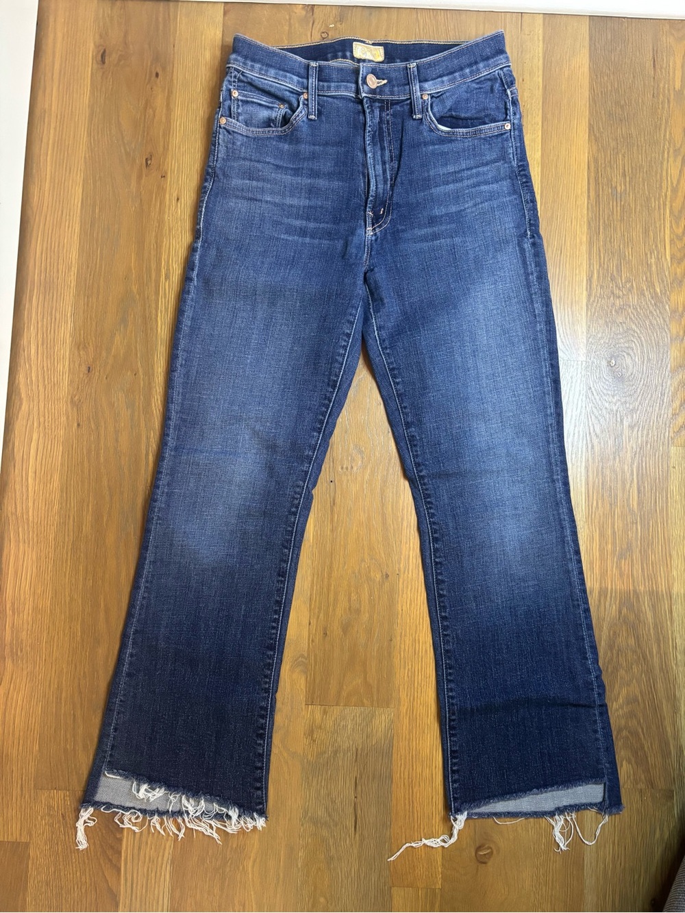 Mother ankle fray Women's Raw Hem Jeans